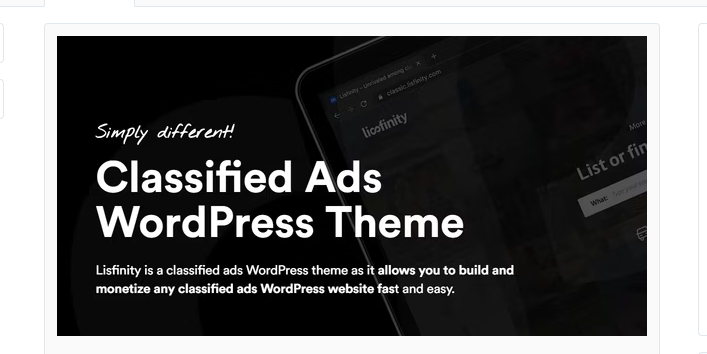 Lisfinity – Classified Ads WordPress Theme Latest Version